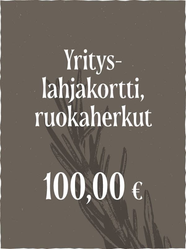 Yrityslahjakortti - Ruokaherkkukortti