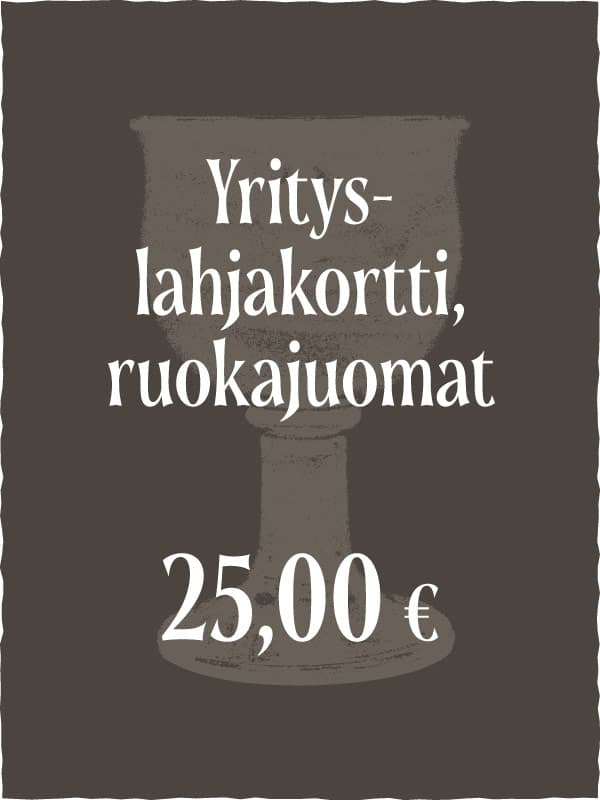 Yrityslahjakortti - Ruokajuomakortti