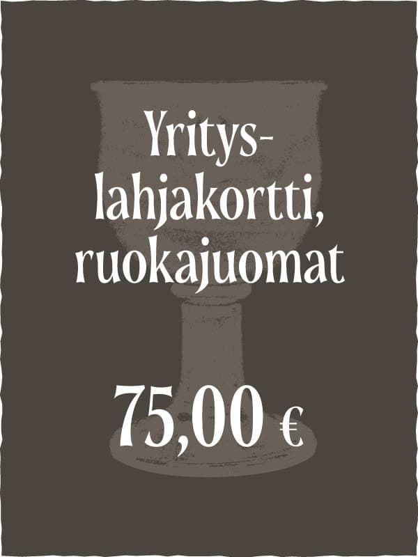 Yrityslahjakortti - Ruokajuomakortti