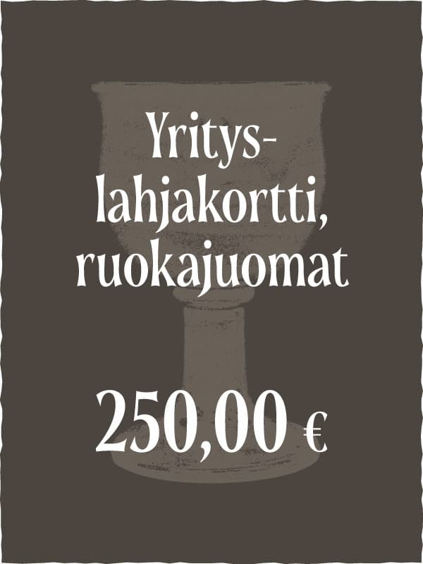 Yrityslahjakortti - Ruokajuomakortti