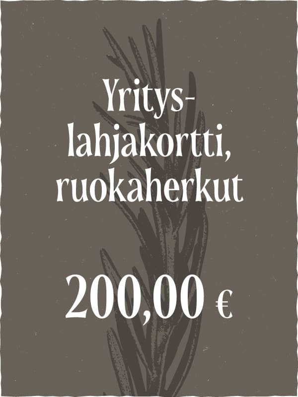 Yrityslahjakortti - Ruokaherkkukortti