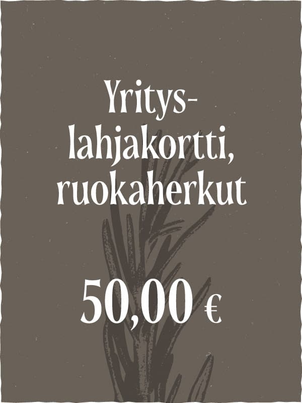 Yrityslahjakortti - Ruokaherkkukortti