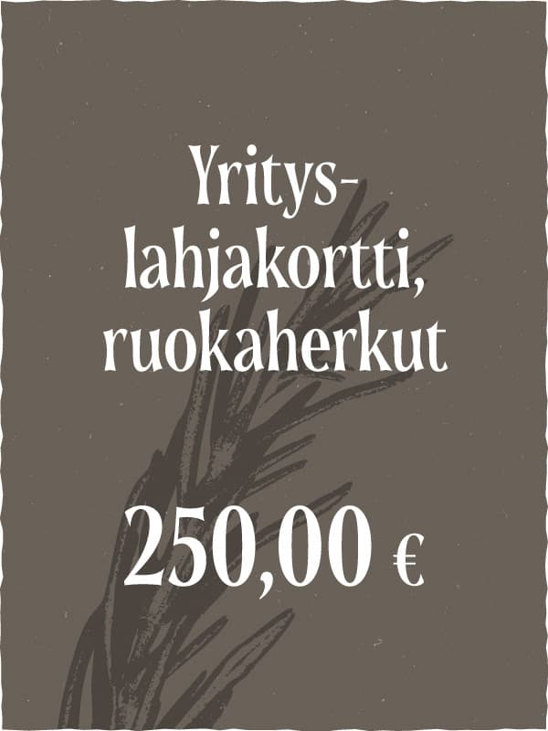 Yrityslahjakortti - Ruokaherkkukortti