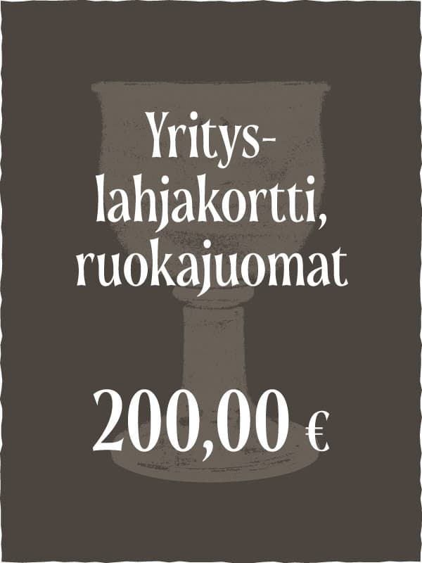 Yrityslahjakortti - Ruokajuomakortti