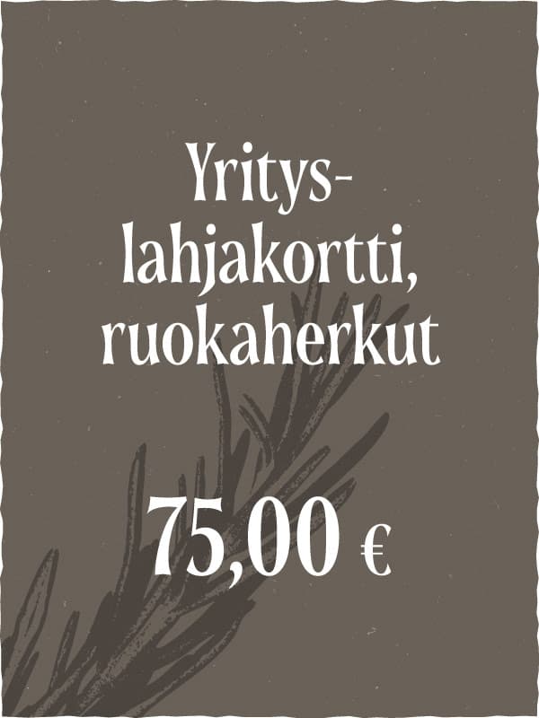 Yrityslahjakortti - Ruokaherkkukortti