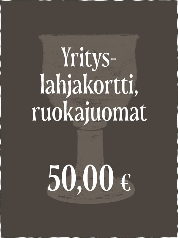 Yrityslahjakortti - Ruokajuomakortti